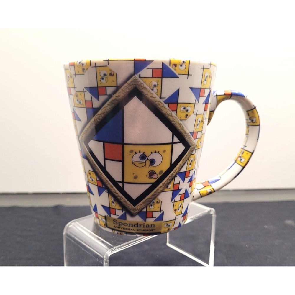 SPONGEBOB SQUAREPANTS in Mondrian Style - Universal Mug - Vintage